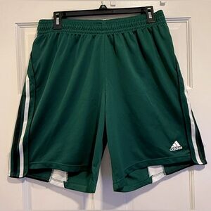 Mens Adidas XL Green Climacool Soccer Shorts Used in Great Condition